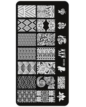 Aphro Nails körömnyomda lemez Retro Carpet BC04