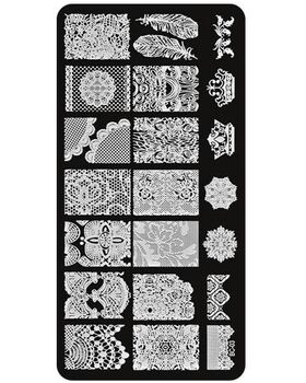 Aphro Nails körömnyomda lemez Texture Pattern BC03