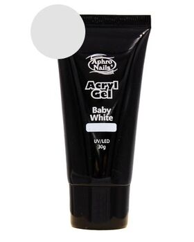 Aphro Nails Akril gél Baby White 30ml (fehér)