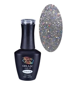 Aphro Nails gél lakk Silver glitter 13ml 266