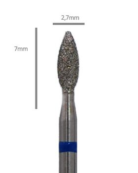 Aphro Nails Pro-line gyémánt műköröm csiszoló fréz lándzsa 2,7mm