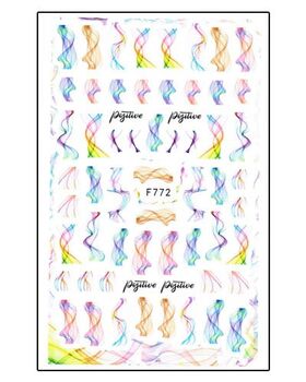 Körömmatrica Abstract F772