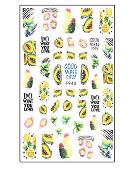 Körömmatrica Exotic Fruits F940