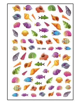 Körömmatrica Find your shells ZS204