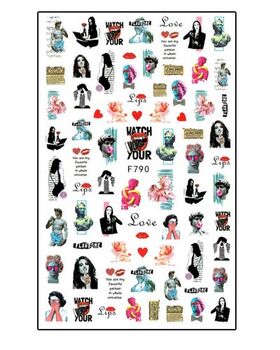 Körömmatrica Flawsome F790