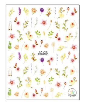 Körömmatrica Flower Mania ca764