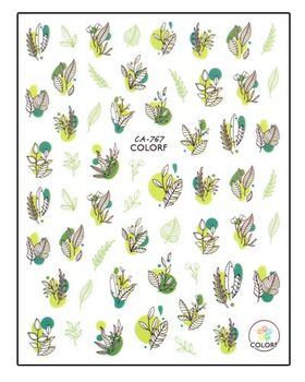 Körömmatrica Green field CA767