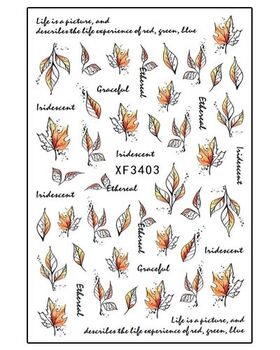 Körömmatrica Iridescent XF3403