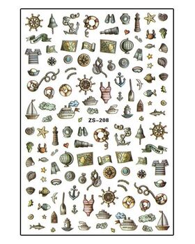 Körömmatrica Sailing ZS208