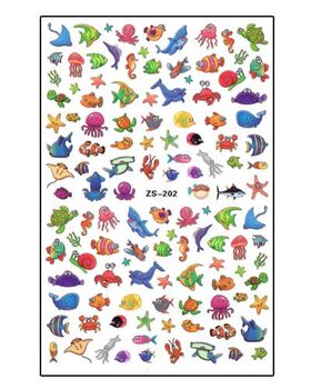 Körömmatrica Sea playground ZS202