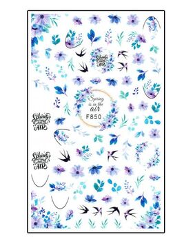 Körömmatrica Spring is in the air F850