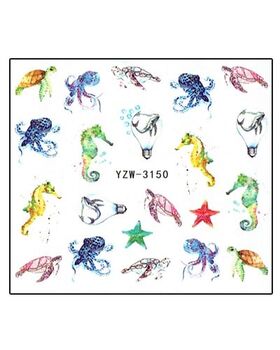 Körömmatrica Under the ocean YZW3150