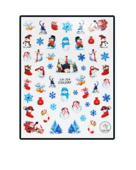 Körömmatrica Snowflake CA724