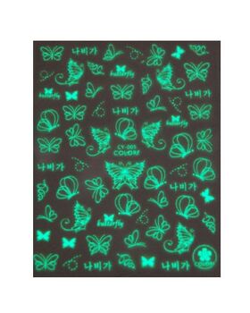 Körömmatrica Glow Flying magic CY005