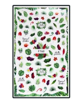 Körömmatrica Indoor plant F760