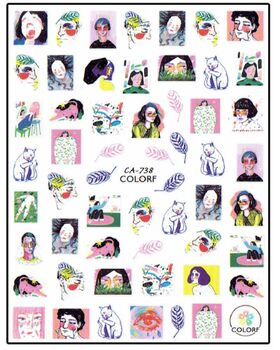 Körömmatrica Melady CA738