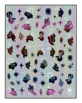 Körömmatrica Mine Gems Colorful CJ018SZ