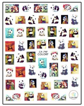 Körömmatrica Panda CA748