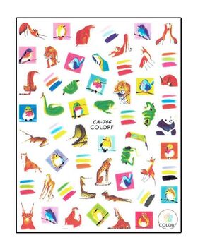 Körömmatrica Safari Mania CA746