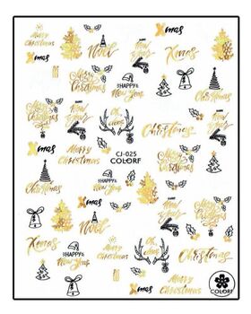 Körömmatrica Xmas Time CJ025
