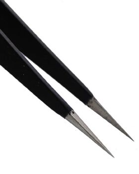 Precíziós körömdíszítő csipesz egyenes 2