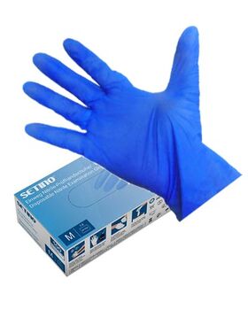 Setino eldobható nitril gumikesztyű (púder-, és latexmentes) 100db/doboz XS
