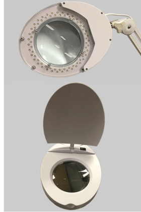 LED-es nagyítós lámpa fehér 12 W