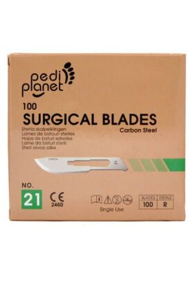 Pedi Planet pedikűr szikepenge (100db/doboz) méret: 21