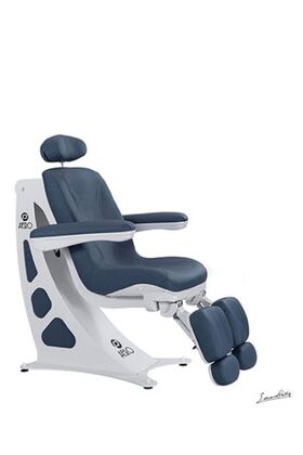 Pedikűr szék 1 motoros AERO acél kék