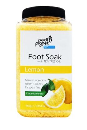 Pedi Planet Citromos fürdősó lábáztatáshoz teafaolajjal 950g