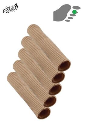 Pedi Planet szövet gél vágható lábujj védő cső 10cm méret:S CSOMAG 5db
