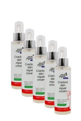 Pedi Planet Cracked skin repair cream 100ml (regeneráló lábápoló krém repedezett bőrre) CSOMAG 5x100ml