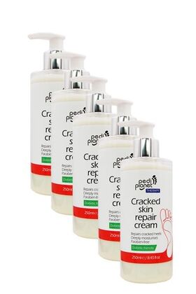 Pedi Planet Cracked skin repair cream 250ml (regeneráló lábápoló krém repedezett bőrre) CSOMAG 5x250ml