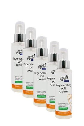 Pedi Planet Regenerating soft cream 100ml (regeneráló mentolos lábápoló krém) CSOMAG 5X100ML