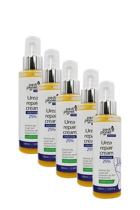 Pedi Planet Urea repair cream INTENSIVE 25% 100ml (25% ureás lábápoló krém) CSOMAG 5x100ml