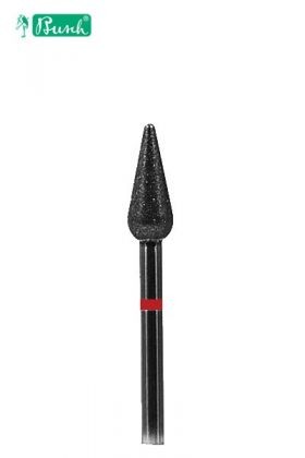 Busch gyémánt fréz csepp piros