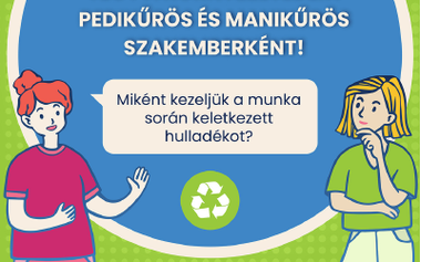 szelektív hulladékgyűjtése a szépségszalonban