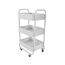 Carello fém eszközkocsi 3 polcos fehér