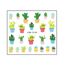 Körömmatrica Cactus girl YZW3145